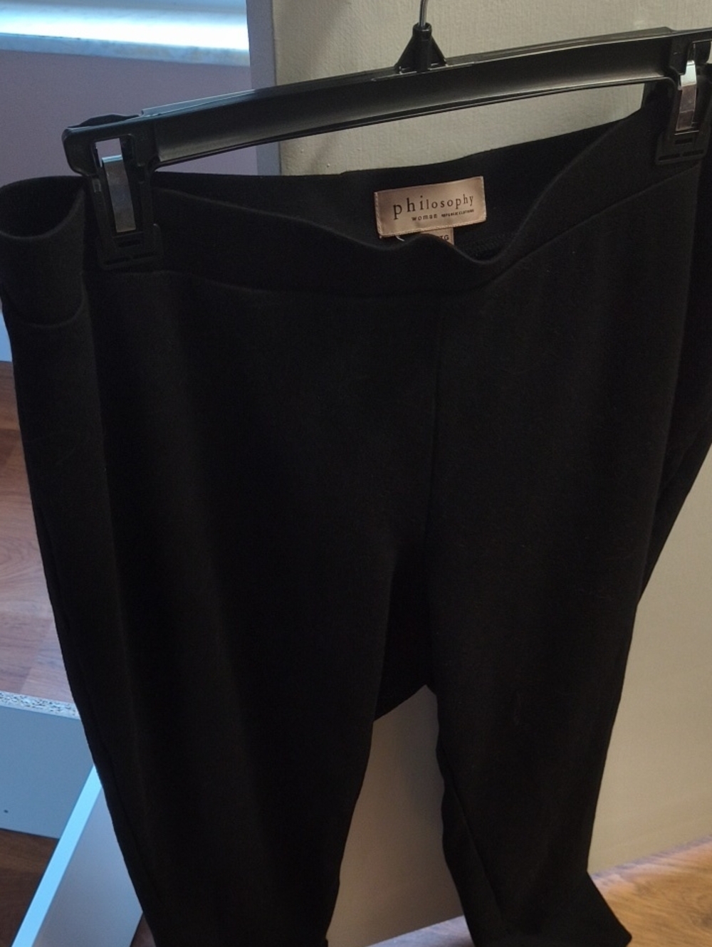 Philosophy Black Ponte Skinny Leggings